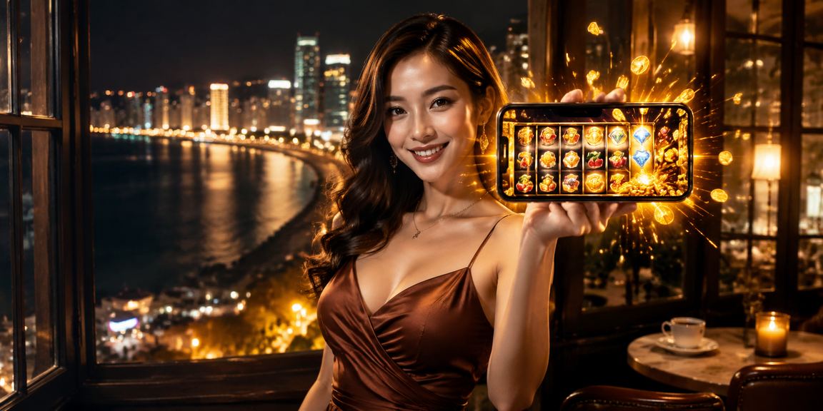 Người dùng Quy Nhơn thưởng thức cà phê và chơi slots trực tuyến qua điện thoại di động