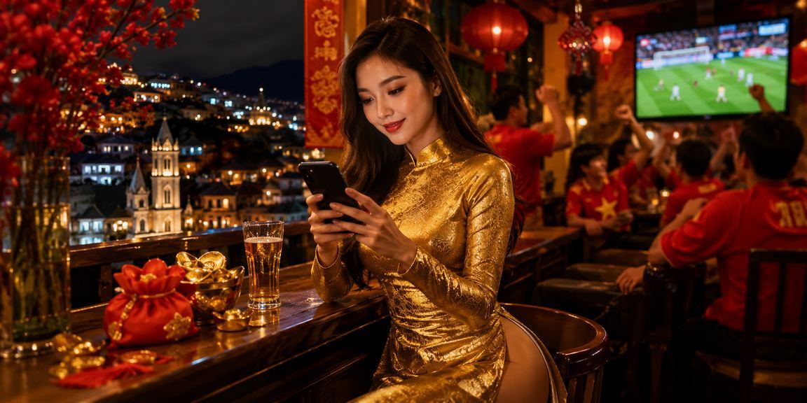 Phụ nữ Việt mặc áo dài tại Sapa – hình ảnh văn hóa Việt Nam gắn với trải nghiệm giải trí trực tuyến